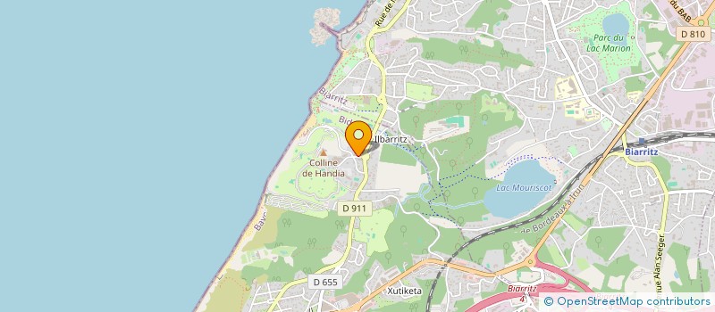 localisation de l'entreprise SCI EABI à BIDART