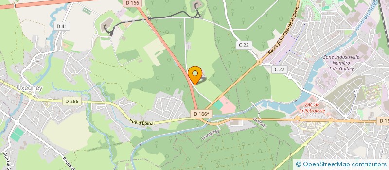 localisation de l'entreprise SCI EAC  UXEGNEY