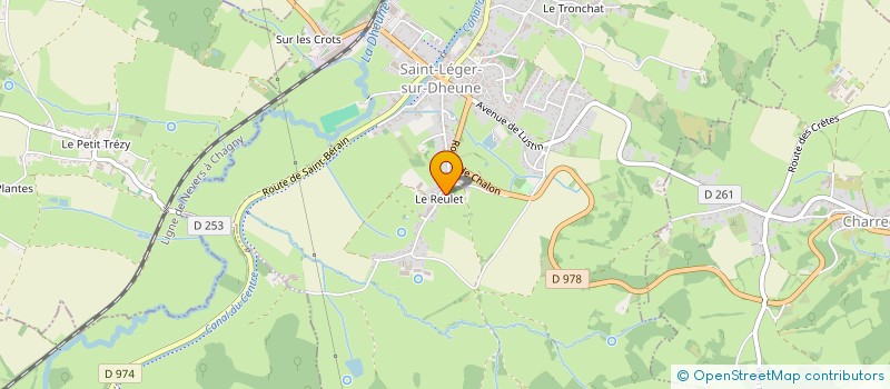 localisation de l'entreprise SCI EACB  SAINT-LEGER-SUR-DHEUNE