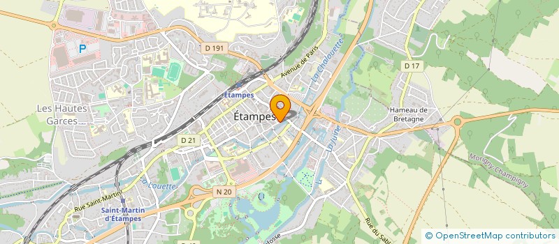 localisation de l'entreprise SCI EAD  ETAMPES