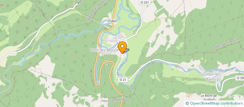 localisation de l'entreprise SCI EAD  PONT-LES-MOULINS