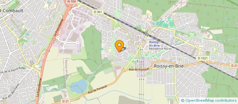 localisation de l'entreprise SCI EAD  ROISSY-EN-BRIE