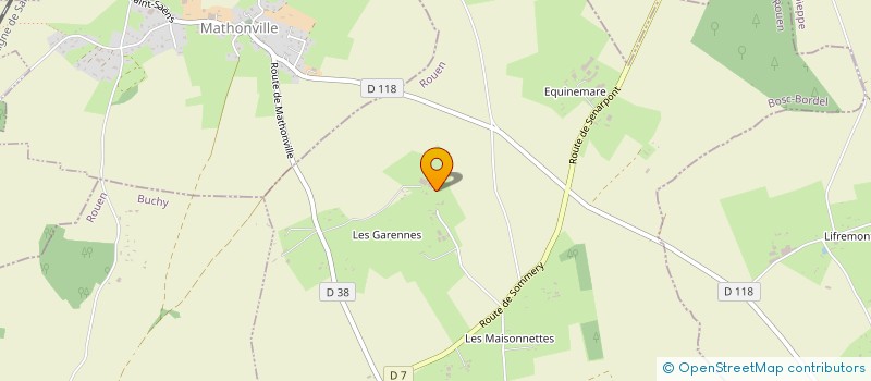 localisation de l'entreprise SCI EAD CLOS DE LA HALLETIERE  BOSC-BORDEL