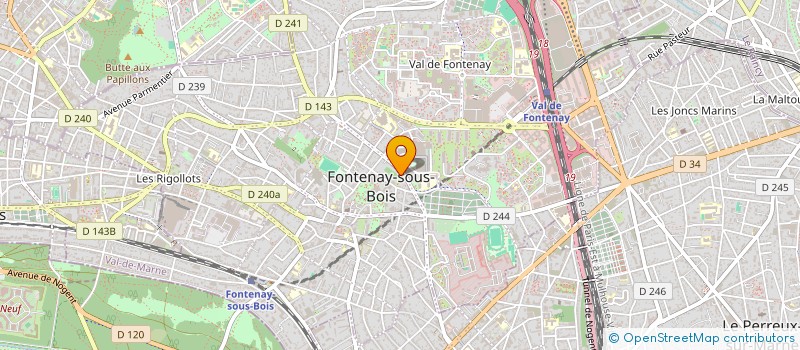 localisation de l'entreprise SCI EADC à FONTENAY-SOUS-BOIS