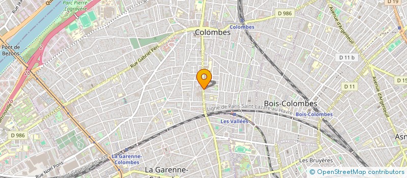 localisation de l'entreprise SCI EAG PETIT J à COLOMBES