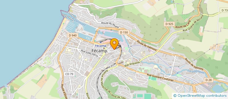 localisation de l'entreprise SCI EAGLE'S 2  FECAMP