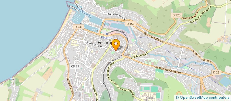 localisation de l'entreprise SCI EAGLE'S  FECAMP