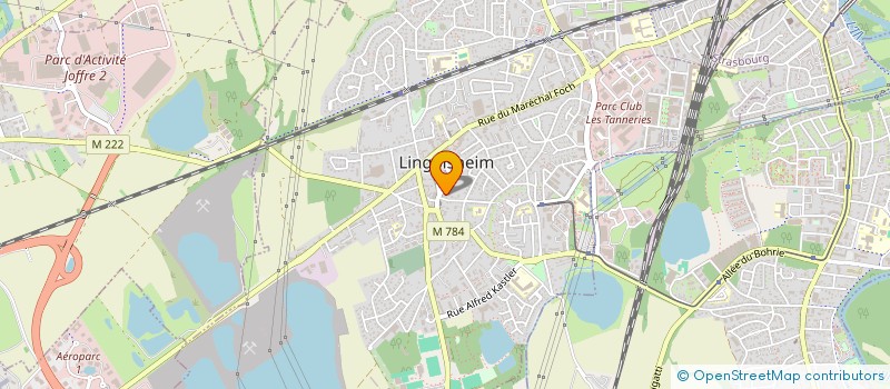 localisation de l'entreprise SCI EAGLES  LINGOLSHEIM