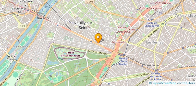localisation de l'entreprise SCI EAK NEUILLY à NEUILLY-SUR-SEINE