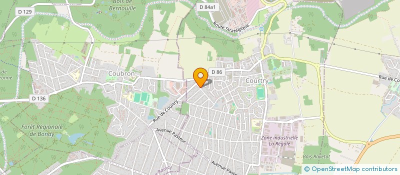 localisation de l'entreprise SCI EAO  COURTRY