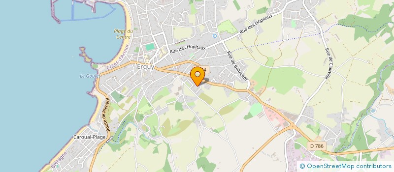 localisation de l'entreprise SCI EARLE  ERQUY