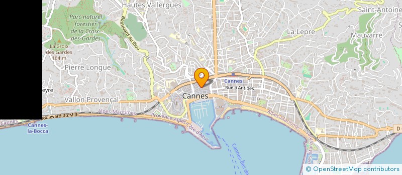 localisation de l'entreprise SCI EAST COAST à CANNES
