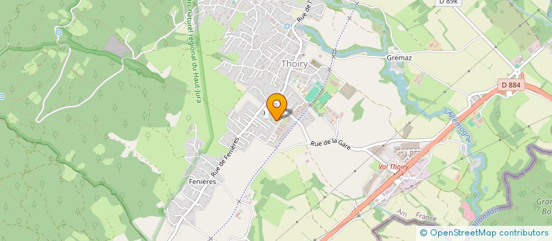 localisation de l'entreprise SCI EASTERN MODEL COMPANY  THOIRY