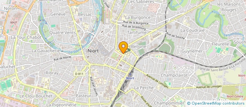 localisation de l'entreprise SCI EASY  NIORT