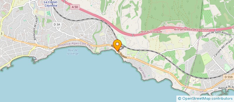 localisation de l'entreprise SCI EASY  LA CIOTAT