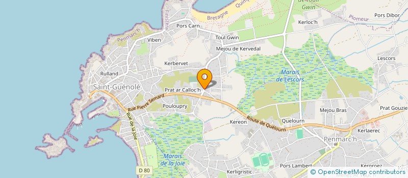 localisation de l'entreprise SCI EASY  PENMARCH