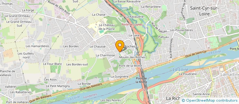 localisation de l'entreprise SCI EASYLEVI à FONDETTES