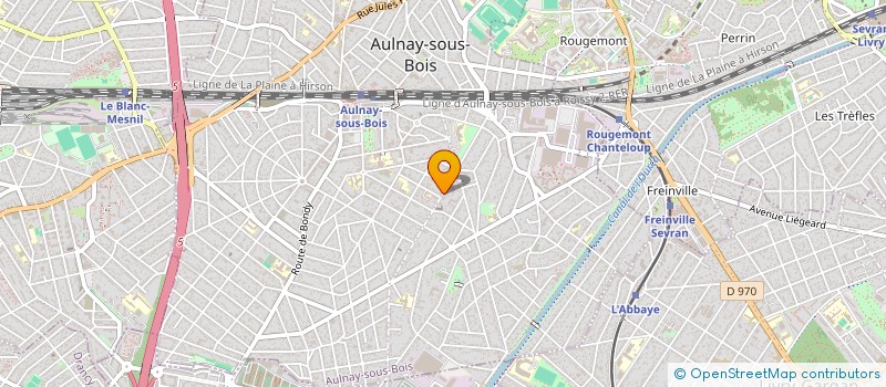 localisation de l'entreprise SCI EASYTIS TOURS à AULNAY-SOUS-BOIS