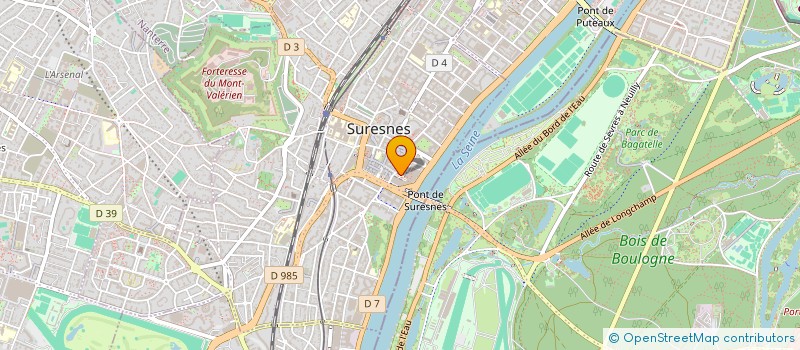 localisation de l'entreprise SCI EAT LAB' à SURESNES