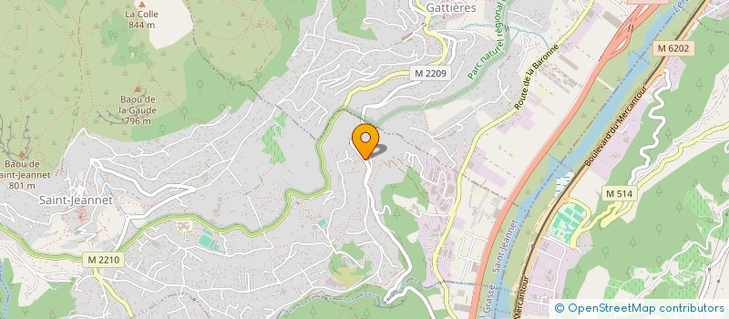 localisation de l'entreprise SCI EATF INVEST  SAINT-JEANNET