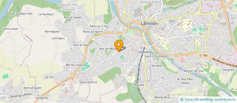 localisation de l'entreprise SCI EATON IMMOBILIER  LANNION