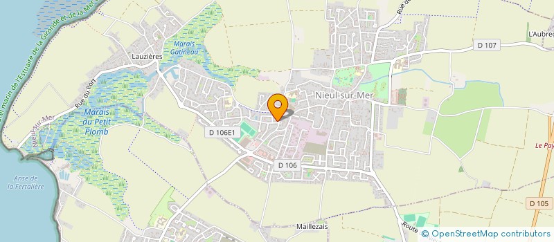 localisation de l'entreprise SCI EAUASIS  NIEUL-SUR-MER