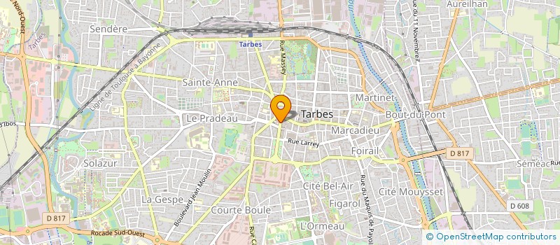 localisation de l'entreprise SCI EAUCEAN  TARBES