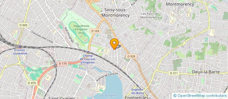 localisation de l'entreprise SCI EAUDEFEU 2  SOISY-SOUS-MONTMORENCY