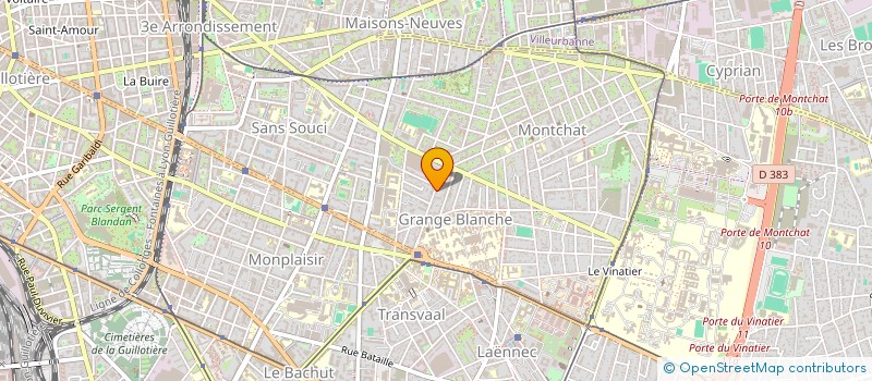 localisation de l'entreprise SCI EAUX CLAIRES  GRENOBLE
