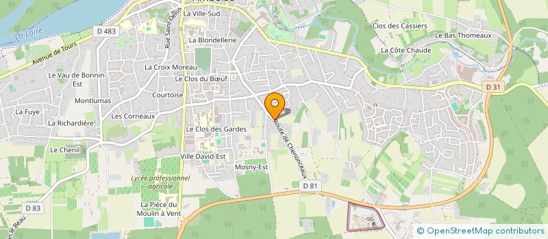 localisation de l'entreprise SCI EAUX D'ELMS  AMBOISE