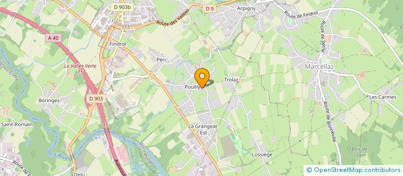 localisation de l'entreprise SCI EAUX VIVES  CONTAMINE-SUR-ARVE