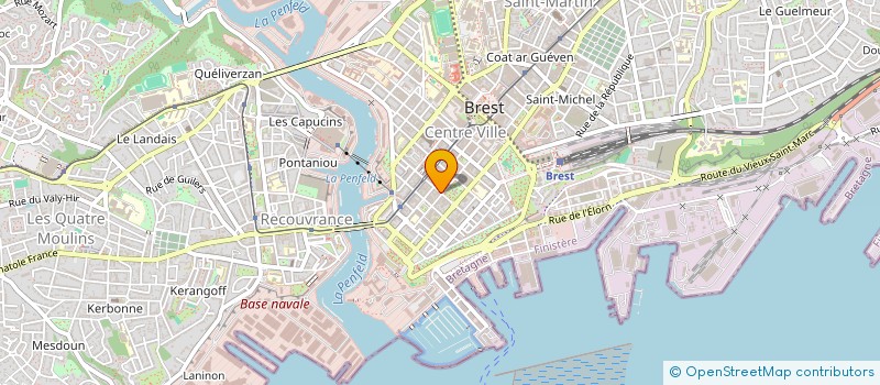 localisation de l'entreprise SCI EB 1  BREST