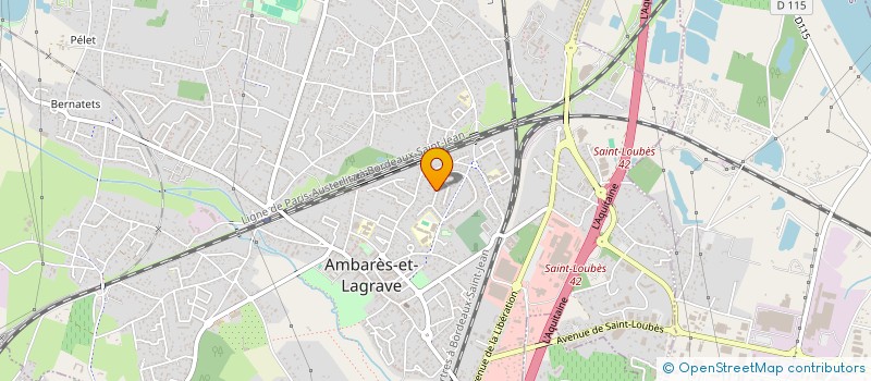 localisation de l'entreprise SCI EB-261  AMBARES-ET-LAGRAVE