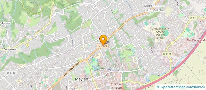 localisation de l'entreprise SCI EB  MEYLAN
