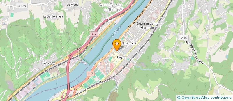 localisation de l'entreprise SCI EB  SAINT-SORLIN-DE-VIENNE