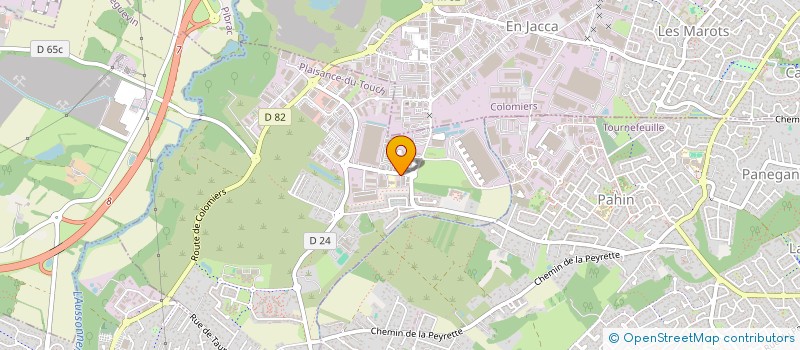 localisation de l'entreprise SCI EB  PLAISANCE-DU-TOUCH