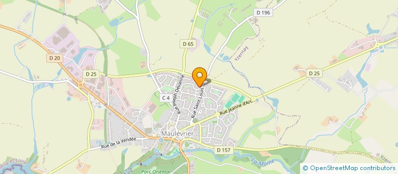 localisation de l'entreprise SCI EB IMMO  MAULEVRIER