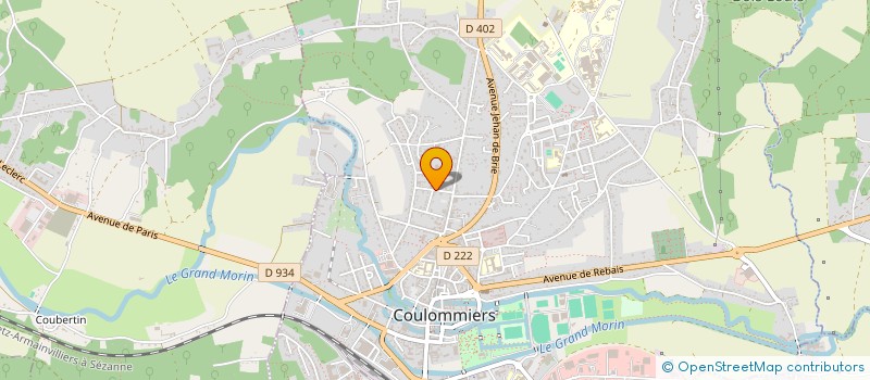 localisation de l'entreprise SCI EB3 à COULOMMIERS