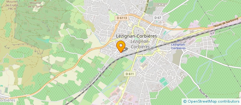 localisation de l'entreprise SCI EBA  NARBONNE