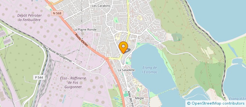 localisation de l'entreprise SCI EBAP  FOS-SUR-MER