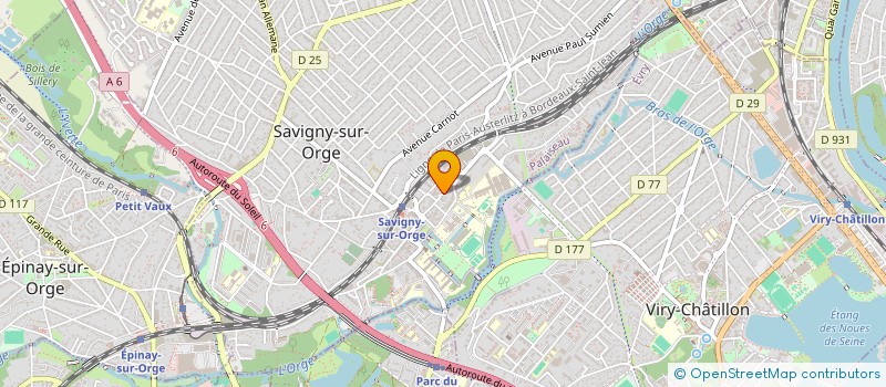 localisation de l'entreprise SCI EBC SUFFREN  SAVIGNY-SUR-ORGE