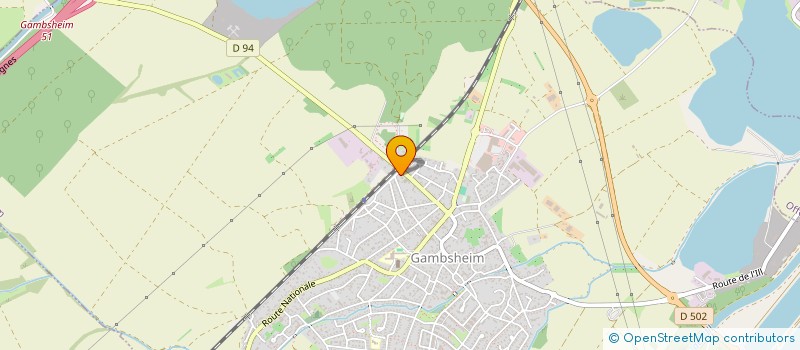 localisation de l'entreprise SCI EBEL  GAMBSHEIM