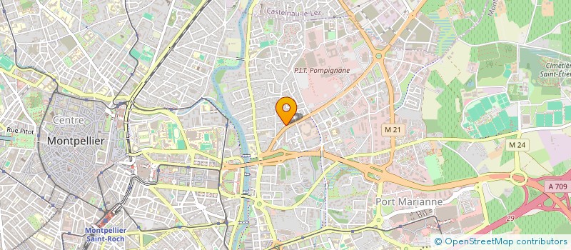 localisation de l'entreprise SCI EBEN&MATT à MONTPELLIER