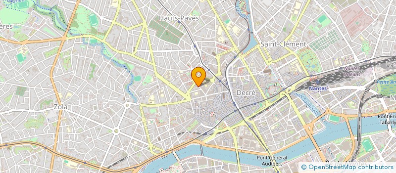 localisation de l'entreprise SCI EBENE  NANTES