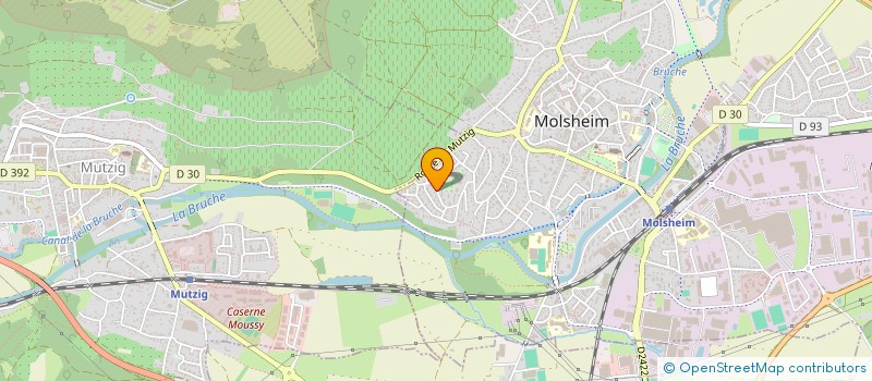 localisation de l'entreprise SCI EBER  DORLISHEIM