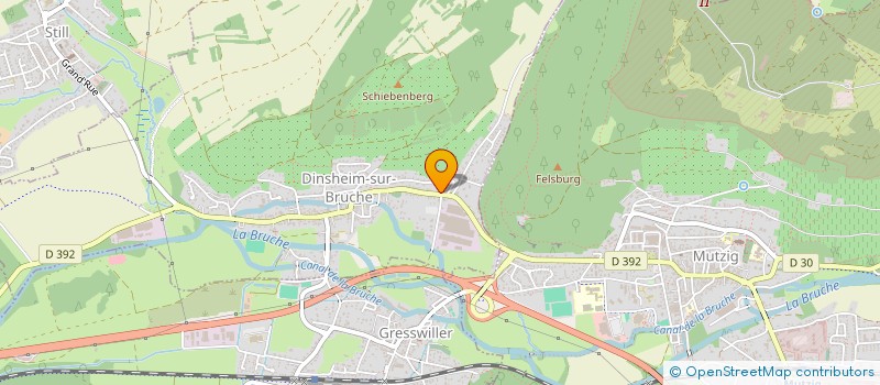 localisation de l'entreprise SCI EBERHARDT FLEURS  DINSHEIM-SUR-BRUCHE