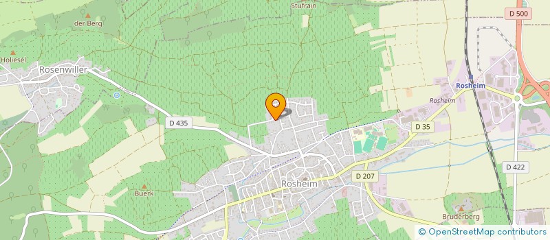 localisation de l'entreprise SCI EBERLE  ROSHEIM