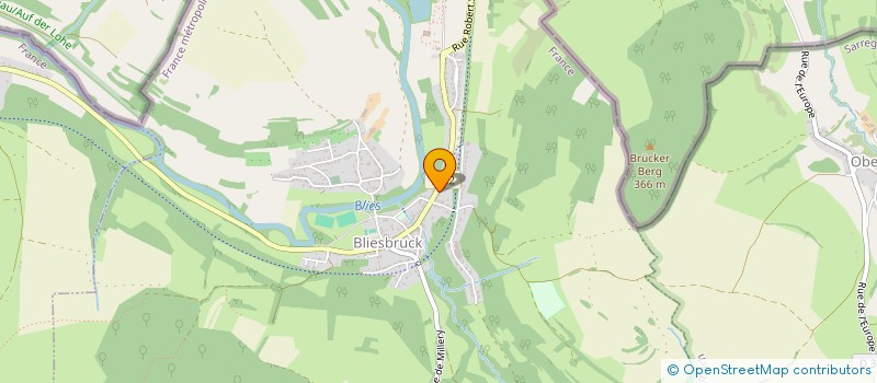 localisation de l'entreprise SCI EBEVE  BLIES-GUERSVILLER