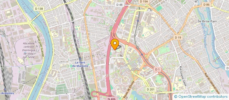 localisation de l'entreprise SCI EBF à CRETEIL