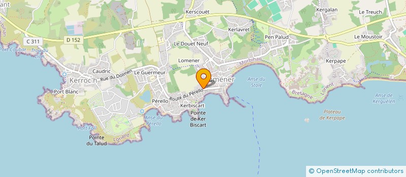 localisation de l'entreprise SCI EBGN à PLOEMEUR